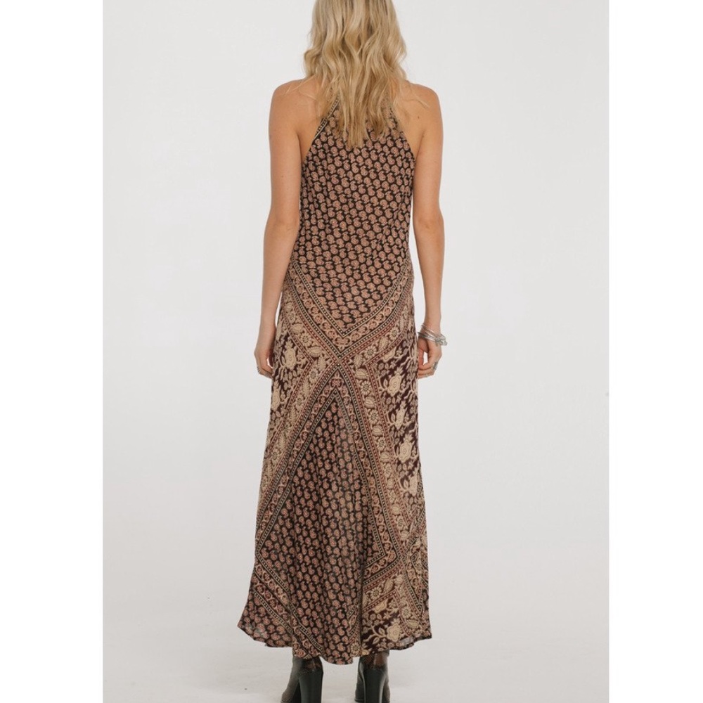 RAGA Harvest Moon Maxi Tank Dress Maroon Print - Picture 3 of 6